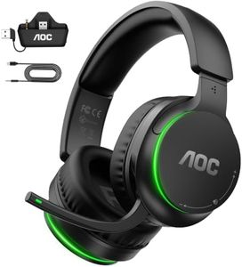 AOC Wireless Gaming Headset for Xbox Series X|S & Xbox One, PS5, PC,Switch
