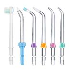 6pcs Oral Irrigator Nozzle Set Replacement Jet Tips Kit, Classic Jet Tips Waterpik' Replacement Parts