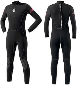 Men Wetsuits 3mm Full Body Neoprene Wetsuit for Men - Cold Water Wetsuit for Surfing, Diving, Snorkeling, Swimming, Kayaking & Water Sports