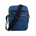 NABAAT Nylon Stylish Side Bag for Men Crossbody Sling Messenger Tablet Bags for Travel/Office/Business, Blue (SB-ULI-BLU-1)