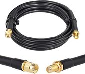 XRDS -RF 6ft SMA Male to SMA Female Coax Extension Cable, 50 Ohm KMR240 Low Loss SMA Coax Coaxial Cable with SMA Connectors