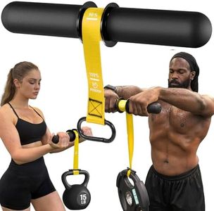 FitBeast Forearm Strengthener & Forearm Exerciser, Wrist Roller with Thicker Handle, Forearm Strength Trainer with Adjustable Strap - Ideal for Grip Strength, Muscle Building, Rehabilitation (Yellow)