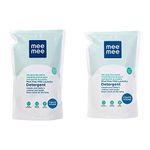 Mee Mee Mild Baby Liquid Laundry Detergent (1.2 L - Refill Pack)&Mee Mee Mild Baby Liquid Laundry Detergent (500 Ml - Refill Pack)