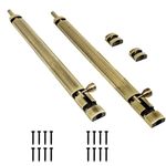 Volo Premium Zaylo Tower Bolt 4inch Tower Bolt/Door Latch/kundi/chitakni/Chitkini (Brass Antique Finish, Pack of 2 Pieces), Antique Finish (450 mm/18 inch)