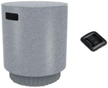 REZVANI FURNITURE STUDIO Ripple in Pool Lounger Side Table for Sun Shelf, Ledge Table for Water Depths up to 15" (Gray Granite with Weight)