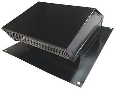 Roof Cap, 10 in. Fits Duct Size, Aluminum