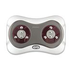 HoMedics Shiatsu Deluxe Foot Massager with Heat 4 Rotational Heads, 10 Massage Nodes, Therapeutic Kneading & Rolling Warming Massage