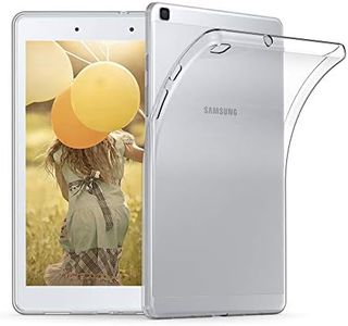 kwmobile Custodia Protettiva Tablet Compatibile con Samsung Galaxy Tab A 8.0 (2019) Cover - Cover Trasparente Morbida Silicone Tablet Trasparente