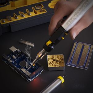 LEXIVON Soldering Iron Kit – Adjustable Temperature, Accessories Included