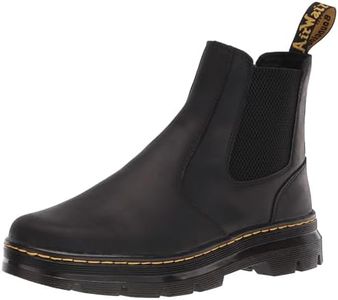 Dr. Martens Unisex Embury Leather Chelsea Wyoming Boot, Black, UK 11/US M12W13