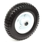 Petrolscooter PU Solid Tyre Metal Wheel Puncture Proof 2.50-4 Split Rim 20mm Bore Sack Truck