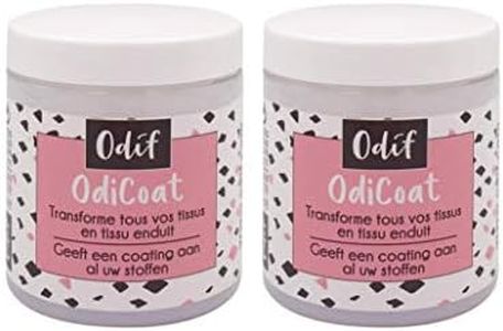 Odif - OdiCoat - Effet Tissu Enduit - Gel Imperméabilisant et Protecteur pour Tissus - Gel à Base d'eau, sans Bisphénol, Fabriqué en France - Lot de 2-250 ML