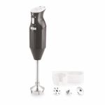 BOSS B132 Portable Hand Blender 225W - Watt | Variable Speed Control | 3 Years Warranty | Easy to Clean and Store | ISI-Marked, Dark Grey