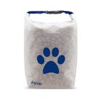 rezip Pet Food Storage Bag (14-Cup) | BPA-Free, Food Grade, Leakproof, Pet Safe | Keeps Food Fresh for Camping, Dog Boarding, Weekend Getaways | Machine Washable | Cobalt Blue