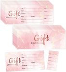 YHNTGB 135pcs Gift Certificates, Bl