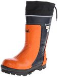 Viking Footwear Men's Bushwacker Boot,Orange/Navy,10 M US