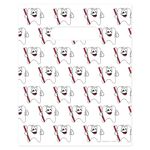 Practicon 11096142 Tootie Scatter Print Bag, 8" x 10" (Pack of 100)