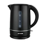 Paul Russells Electric 1.5L Cordless Kettle (Fast Boil 3KW, Black premium plastic, high gloss finish, Removable washable anti-scale filter, Push to open lid, Perfect pour spout) 15659