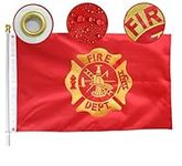 MIDLE Fire Department Flag 3x5 Ft O