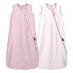 Mosebears Unisex Baby Sleep Sack Summer 0.5 Tog Wearable Blanket,Cotton Breathable with 2-Way Zipper,L(12-18 Months)