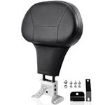 kekykm Detachable Driver Rider Backrest for 2009-2024 Harley Davidson Touring Street Glide Road King Road Glide Ultra Limited Quick Release Comfort Stitch Backrest Pad W/Plug-In Mounting Kit