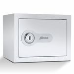 Ozone Money Bank, Small Safe For Kids and Home Use, Mechnical Key Lock Safe with 2 Stainless Steel Key - (White)