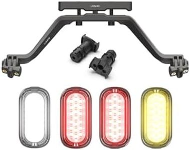 Lumos Basic Bike Light Kit(Firefly Mini - 4 Pack) & Turn Signal Mount & Handlebar-End Mounts
