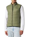 Champion Men's Legacy Outdoor Small Logo Padded Vest, Green Gunmetal, M