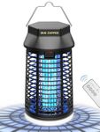 Remote Control Bug Zapper with LED Light, Waterproof Mosquito Zapper Outdoor, Electric Fly Zapper, Insect Killer & Fly Traps for Outside, Patio, Porch, Backyard, Garden