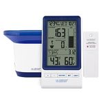 La Crosse Technology 724-1415BL-INT Wireless Rain Station with Temperature and Humidity, Blue