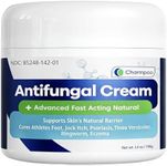 Charmpoo Antifungal Cream for Jock Itch: Anti Fungal Cream for Itchy Skin Relief Extra Strength - Ringworm Treatment for Humans - Athletes Foot Treatment for Feet 3.4 oz, 100g, White