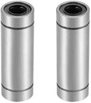 uxcell LM8UU Extra Long Linear Ball Bearings, 8mm Bore Dia, 15mm OD, 45mm Length (Pack of 2)