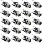 eMagTech 20Pcs DC Power Jack Socket Panel Mount Female Connector Replacement DC Mains Socket with Thread Accessories for Laptop Computer Televisions Etc.