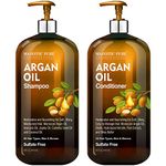 Majestic Pure Argan Oil Shampoo and Conditioner for Daily Use, for Men and Women, 16 fl oz Each