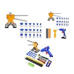 Bnf® 19 Pcs Car Dent Puller Kit | Premium Sturdy Paintless Dent Remover Tool Set for Auto Body Dent Repair | Aluminum & PP Construction for Efficient Hail Damage Removal