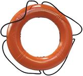 Dock Edge + Inc. USCG Approved Dolphin Life Ring Buoy (Orange, 20-Inch)