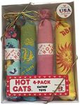 kidstinct Catnip Sausage Toys 4 Pack - Package of Four (4) Hot Cat Catnip Sausages …