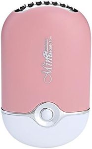 FlyItem USB Mini Portable Fans Rechargeable Electric Bladeless Handheld Air Conditioning Cooling Refrigeration Fan For Eyelash (Pink)