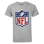 NFL Jersey T-Shirt for Men | American Football Game Short Sleeve Grey Top | Gamer Clothing Merchandise