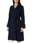 Tommy Hilfiger Women's TENCEL BLEND FLUID TRENCH Desert Sky 44
