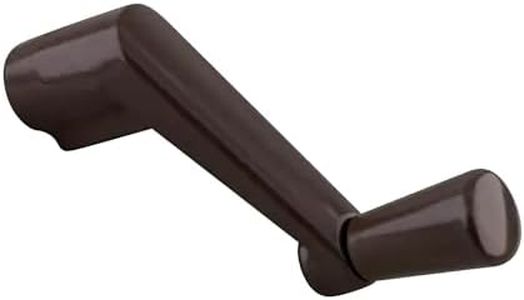 Brixwell Crank Handle, Metal Material, Bronzr Finish, 3/8" Spline and 3/16" Set Screw, Manual Metal Operator Handle for Casement, Awning, and Truth Style Windows, Crank Handle Replacement Tool