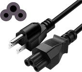 3 Prong Power Cord Replacement Power Cable for Computers, TVs, Monitors, LG LED LCD Smart 1080p HDTV,Samsung,Toshiba, Acer, Asus, Epson Printer AC Cable