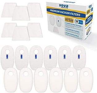 VEVA Premium Vacuum Filter Set with 6 Allergen, 6 Foam, 6 Felt Filters for Shark Rocket Vacuums Model HV319Q, 320, 321, 322, 324, 325 and UV330, 422