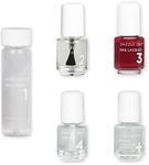 Dazzle Dry Mini Kit 4 Step System - C.E.O., A deep wine red full coverage cream. (5 Piece Kit / 5 Manicures)