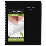 AT-A-GLANCE 2025 Planner, Monthly, 7" x 8-3/4", Medium, DayMinder, Black (G4000025)