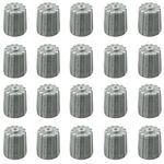 Tyre Valve Caps, Plastic Tyre Wheel Alloy Valve Caps Dust Caps Universal for Cars, SUVs,Bicycles,Motorcycles,Trucks,Rubber Airtight Seal Plastic, Screw-On (20 Packs)