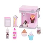 Our Generation – Ice Cream Machine – Pretend Food – 18-inch Doll Accessories – Imaginative Play – Toys For Kids Ages 3 & Up – Sundae Fun Day