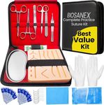 BIOSANEX Professional Medical Kit – Comprehensive Practice Set with Surgical Tools, Thread, and Reusable Materials – Ideal for Students (25-Piece Kit