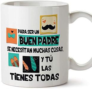 MUGFFINS Taza Papá (para ser un Buen Padre) - Regalos Originales y Divertidos para el Día del Padre