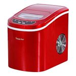 Magic Chef 27-Lb. Portable Red Countertop Ice Maker, 27 lb